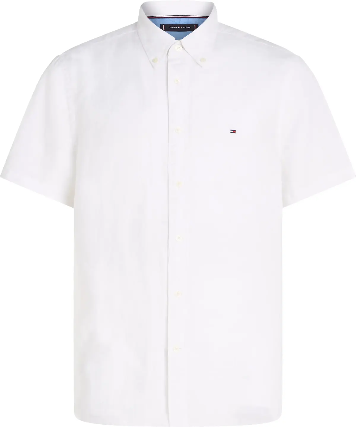 Tommy Hilfiger PIGMENT DYED LINEN R, YCF Beyaz Erkek Gömlek