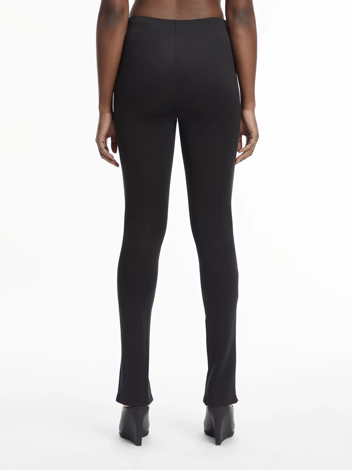 Calvin Klein TECHNICAL KNIT LEGGI Kadın Siyah Tayt