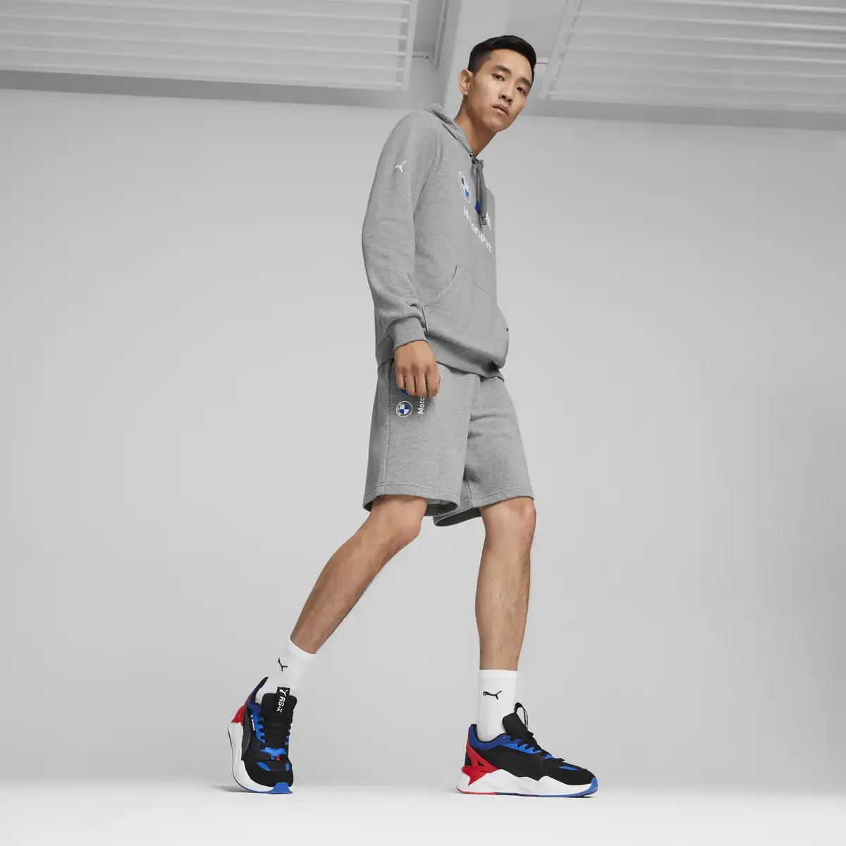 Puma BMW MMS ESS Sweat Shorts FT Gri Erkek Şort