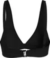Calvin Klein TRIANGLE HIGH APEX-R Kadın Siyah Bikini Üstü