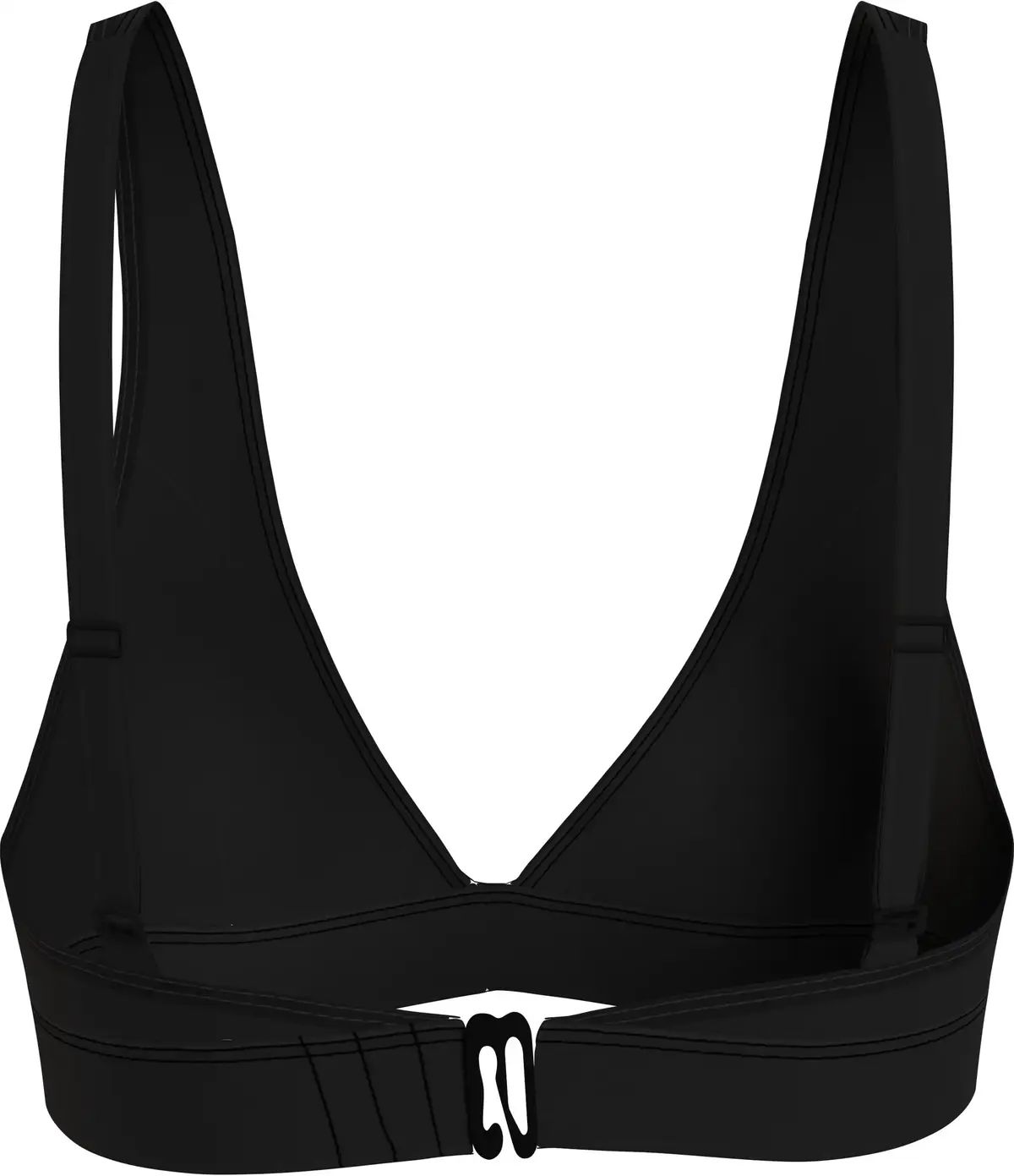 Calvin Klein TRIANGLE HIGH APEX-R Kadın Siyah Bikini Üstü
