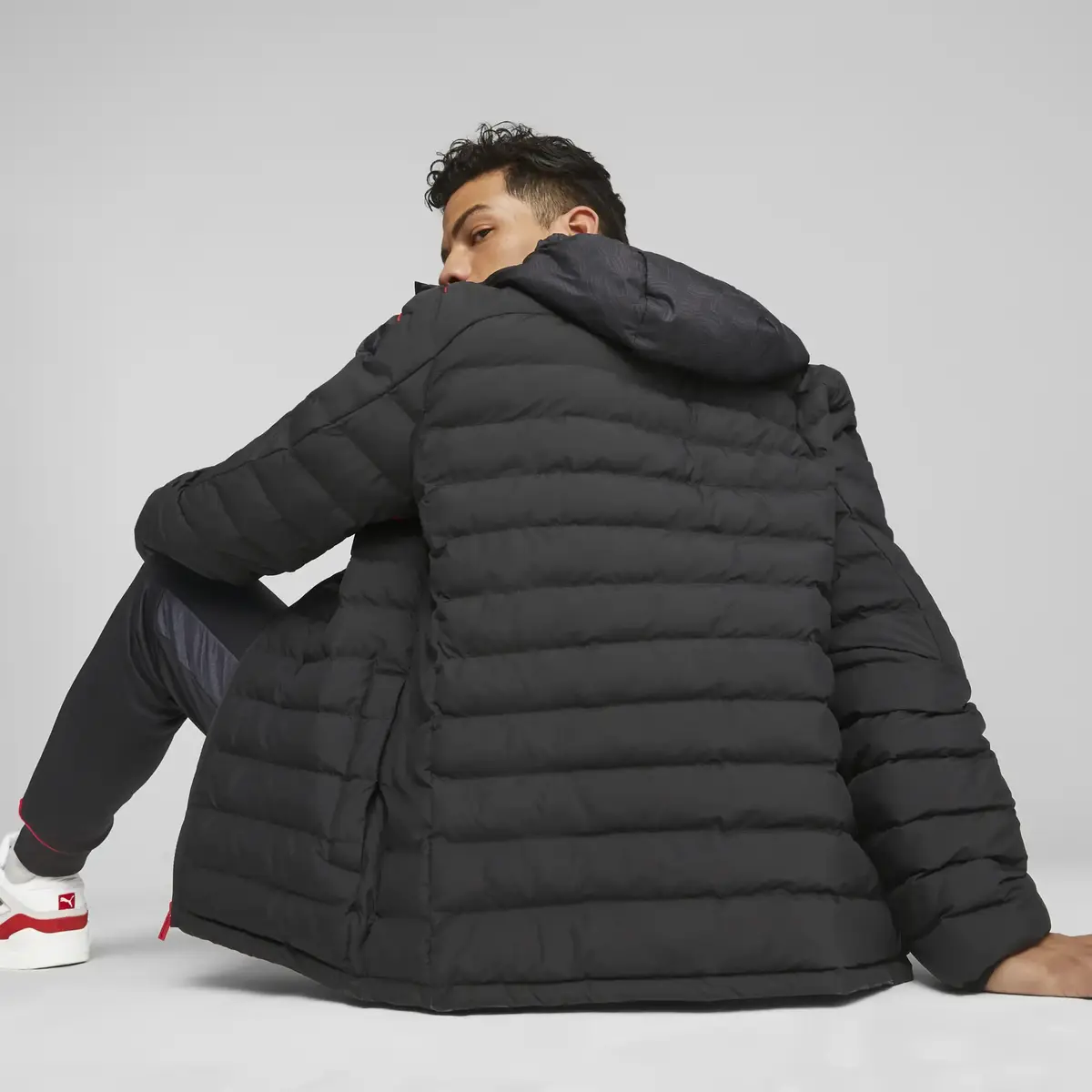 Puma Ferrari Race T7 Eclt Jkt Siyah Erkek Şişme Mont
