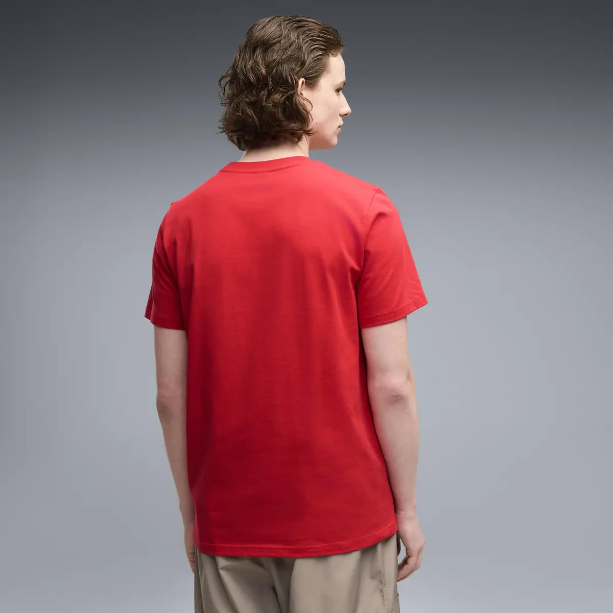 PUMA Ferrari Tonal Shield Tee Kırmızı Erkek T-Shirt