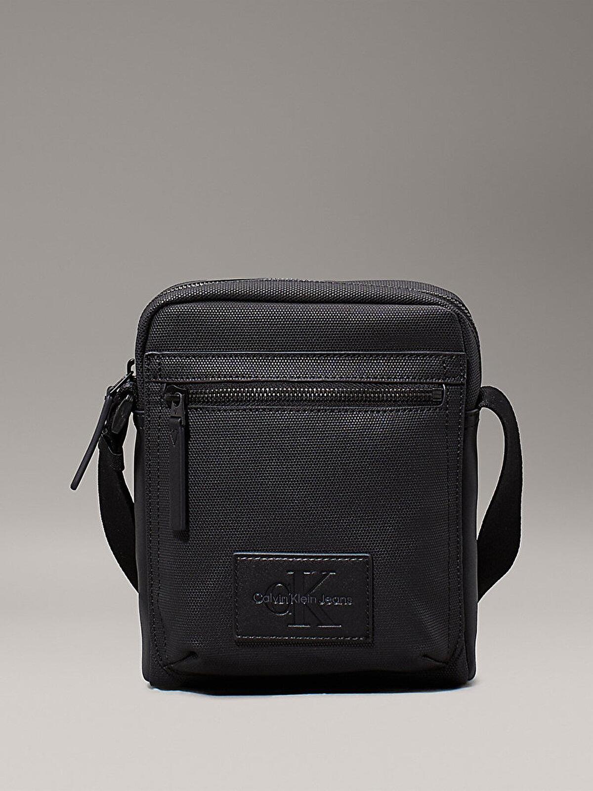 Calvin Klein COATED REPORTER18 PU, BEH Siyah Erkek Çapraz Çanta
