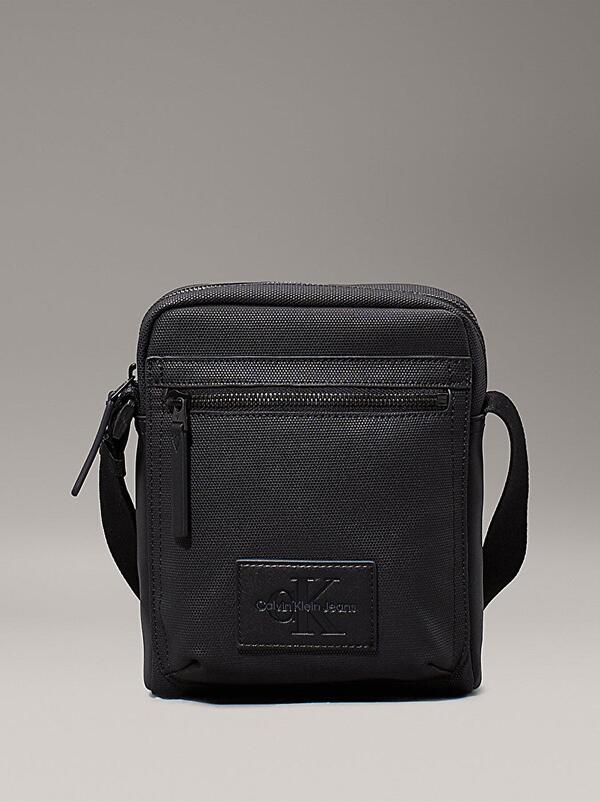 Calvin Klein COATED REPORTER18 PU, BEH Siyah Erkek Çapraz Çanta