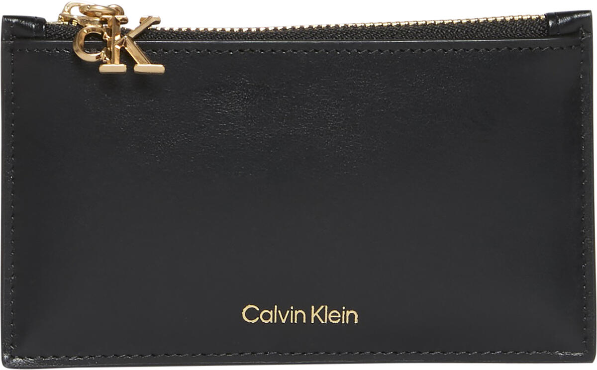 Calvin Klein CK ZIP CARDCASE 6CC Siyah Kadın Cüzdan