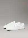Calvin Klein ESS VULC LOW MG CANV, 0K4 Beyaz Erkek Spor Ayakkabı & Sneaker