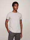 Tommy Hilfiger CORE STRETCH SLIM C- Erkek Gri T-Shirt