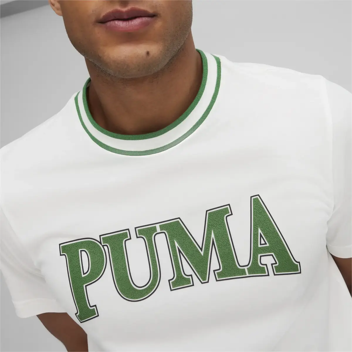 Puma SQUAD Big Graphic Tee Beyaz Erkek T-Shirt