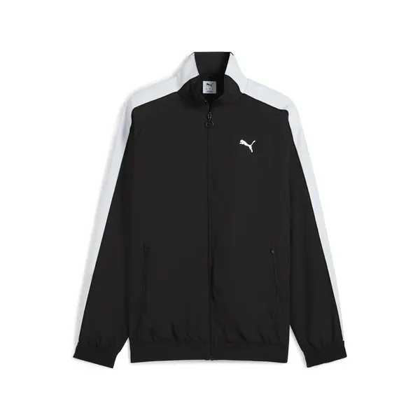 Puma T7 Oversized Track Jacket Siyah Erkek Fermuarlı Ceket