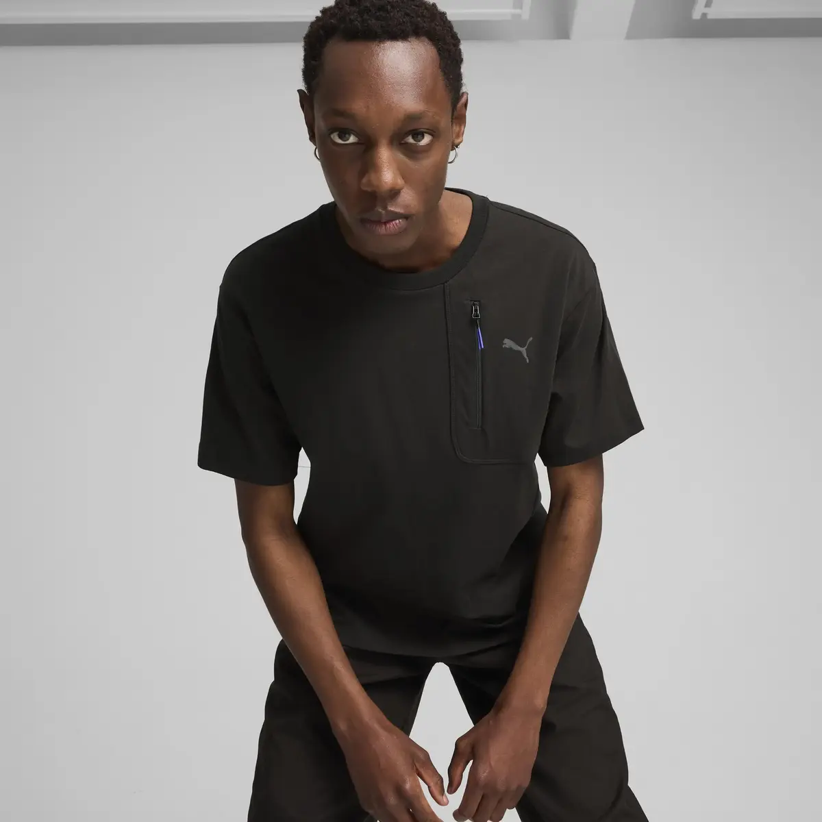 Puma OPEN ROAD Tee Siyah Erkek T-Shirt