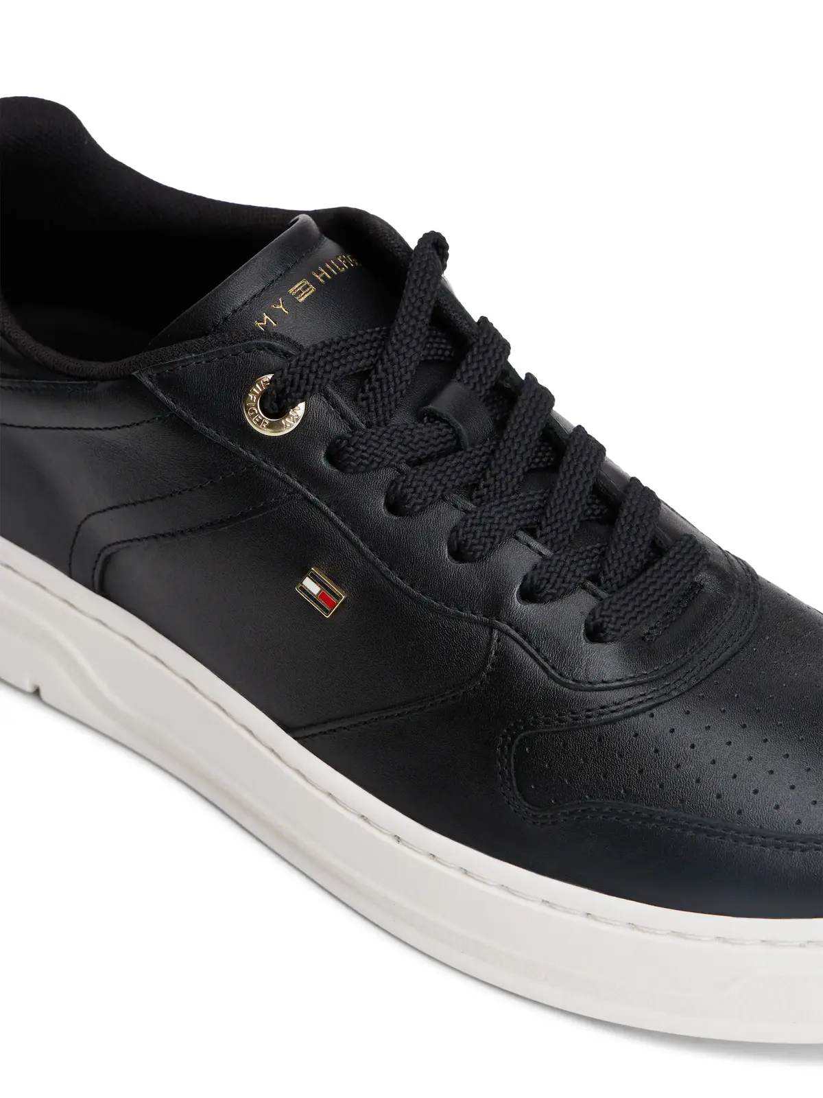 Tommy Hilfiger TH SPORTY CUPSOLE LE Siyah Kadın Günlük Spor Ayakkabı