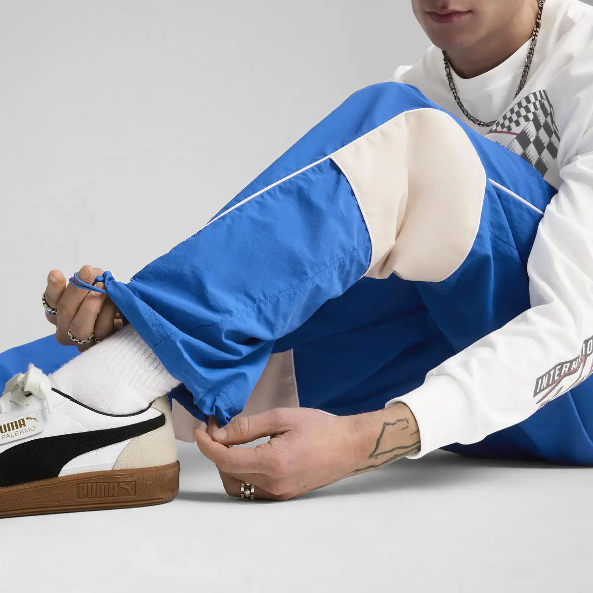 PUMA SDS Relaxed Track Pants Mavi Erkek Eşofman Altı