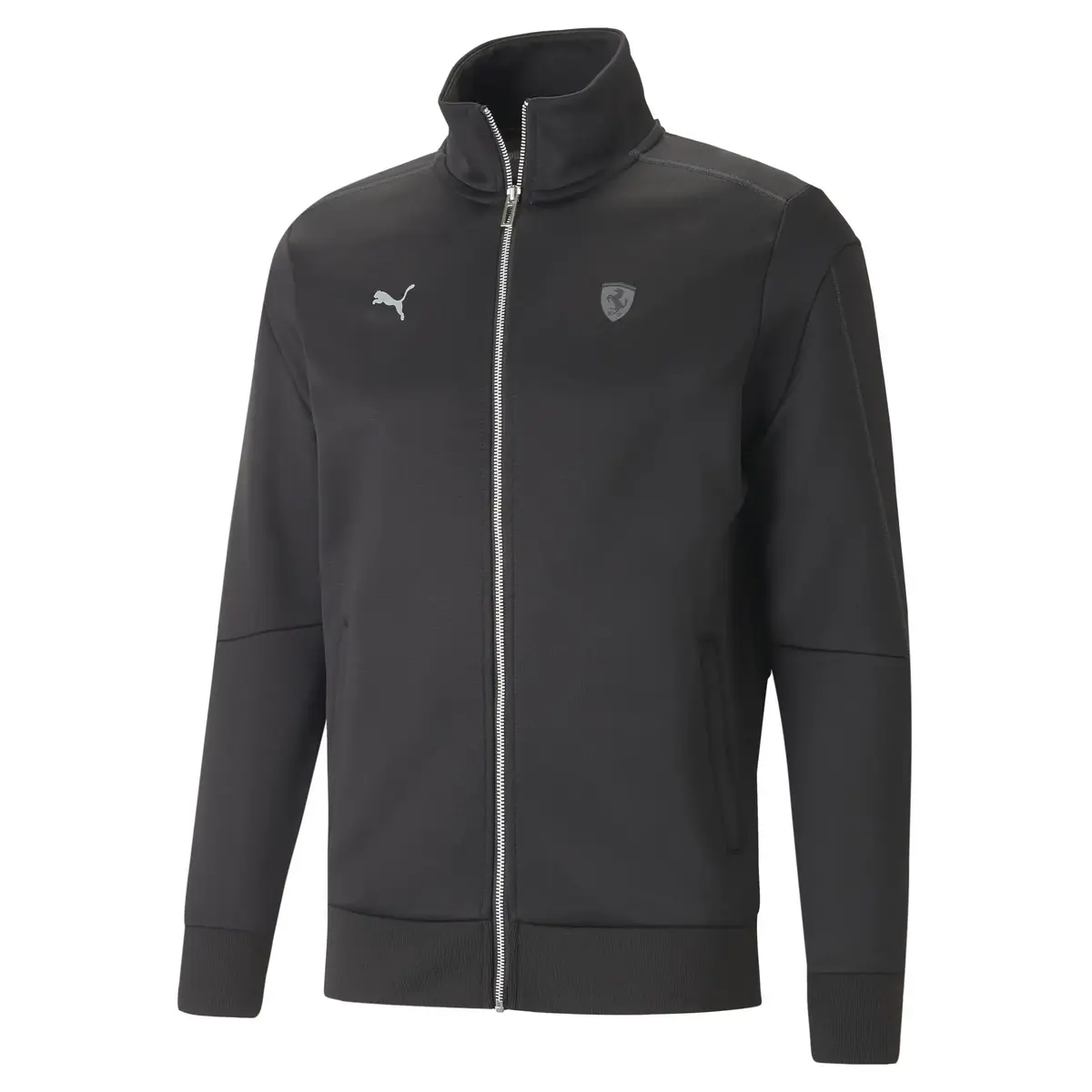 Puma Ferrari Style MT7 Jacket Siyah Erkek/Unisex Fermuarlı Sweatshirt