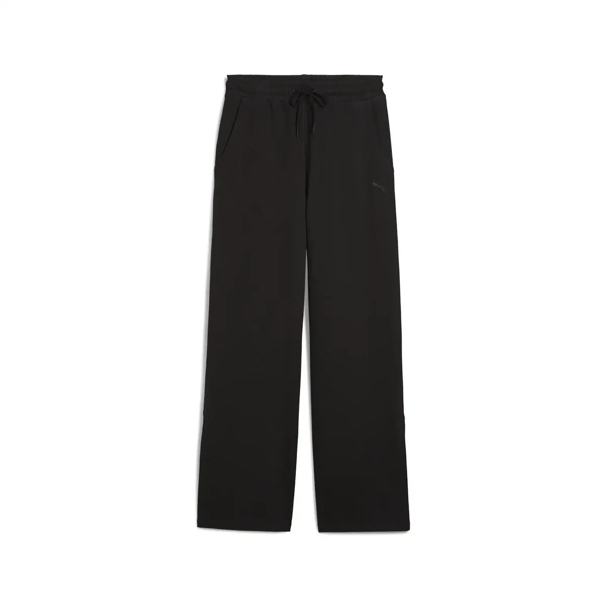 PUMA HER High-Waist Straight Pant Siyah Kadın Eşofman Altı