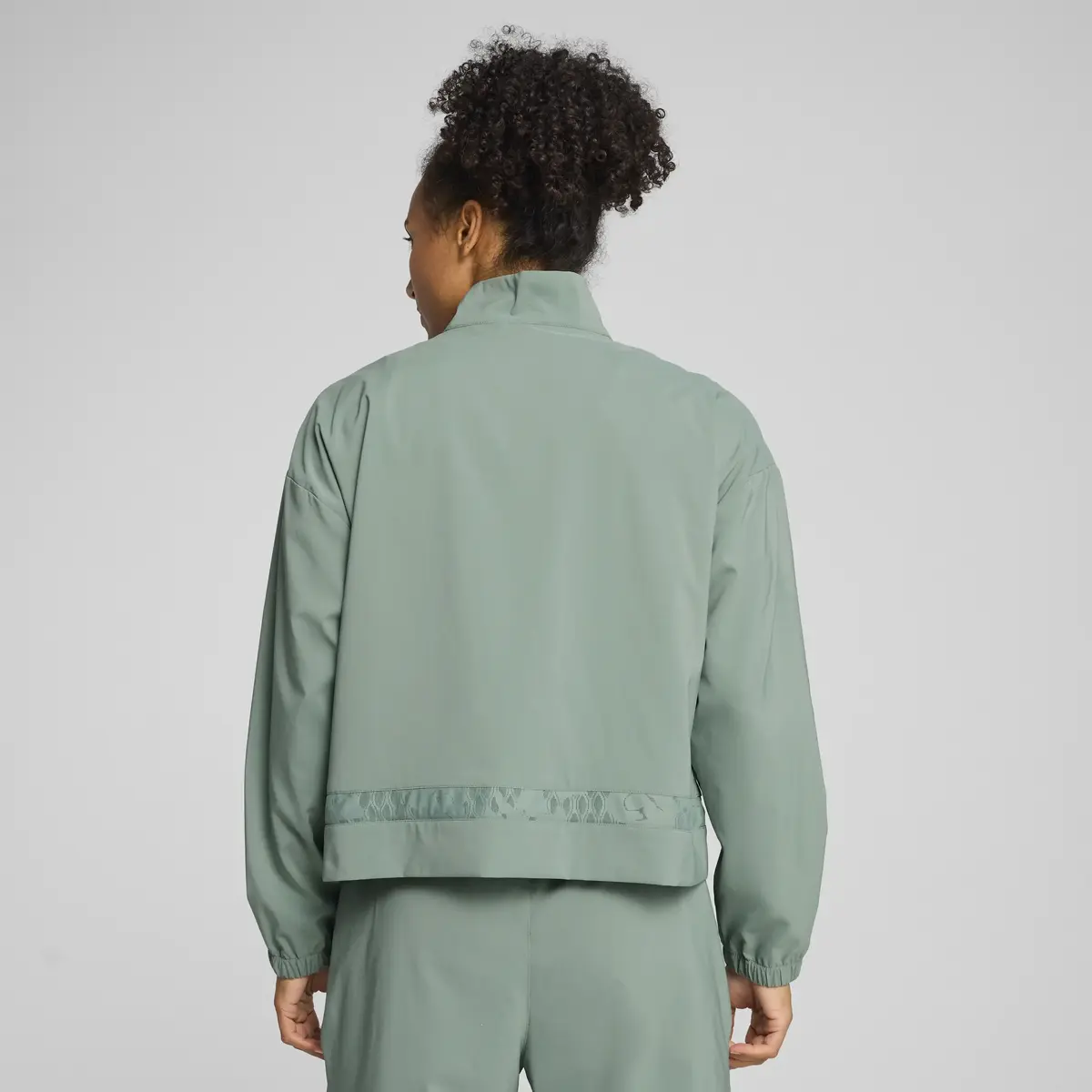 PUMA LACE WOVEN JACKET Yeşil Kadın Ceket