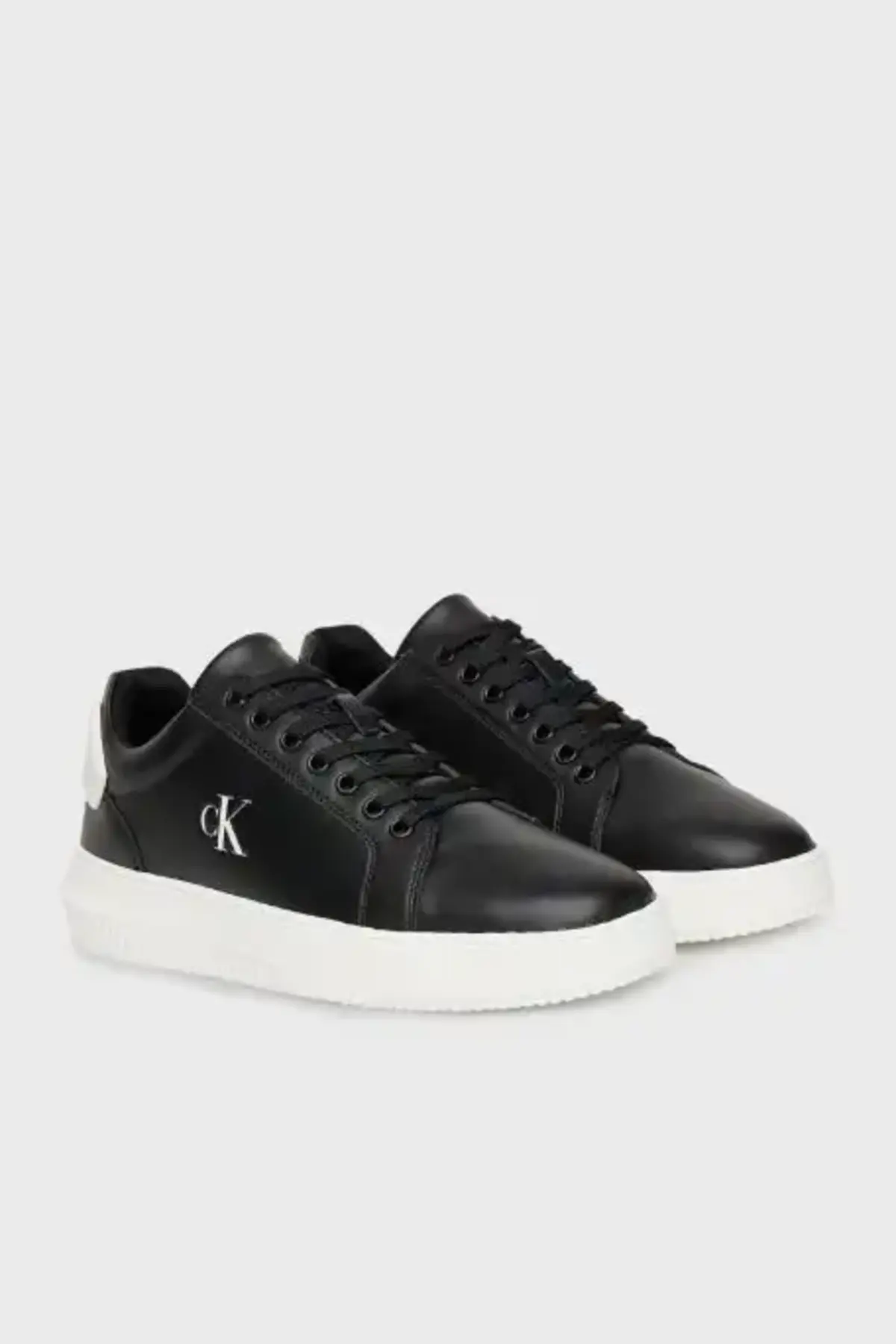 Calvin Klein CHUNKY CUPSOLE RU PATCH LTH Siyah Erkek Günlük Spor Ayakkabı