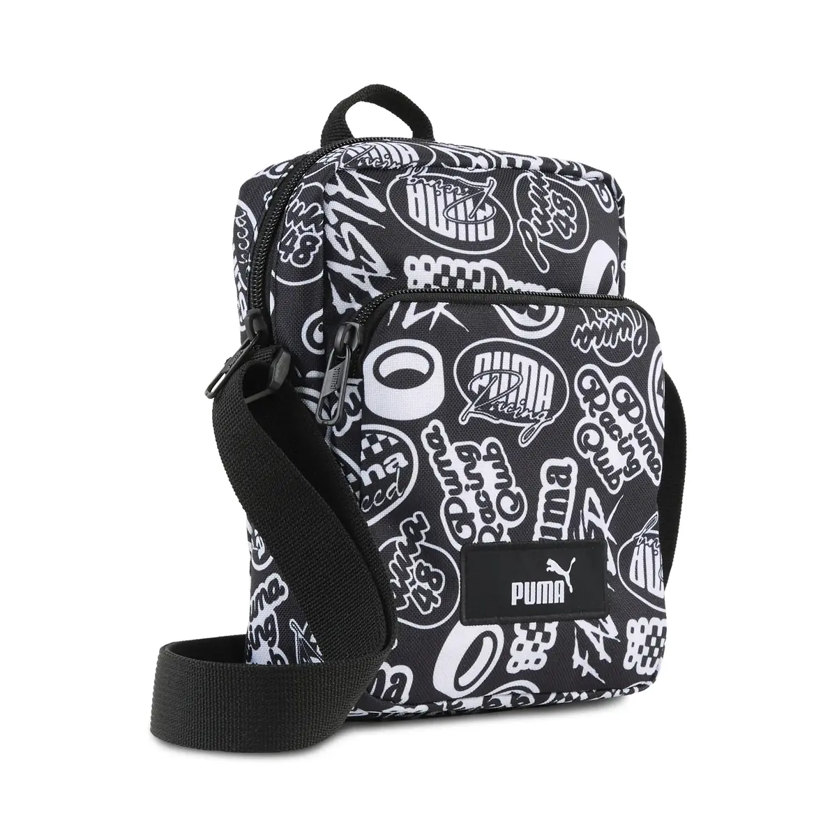 PUMA ACADEMY AOP Portable Siyah Unisex Omuz Çantası