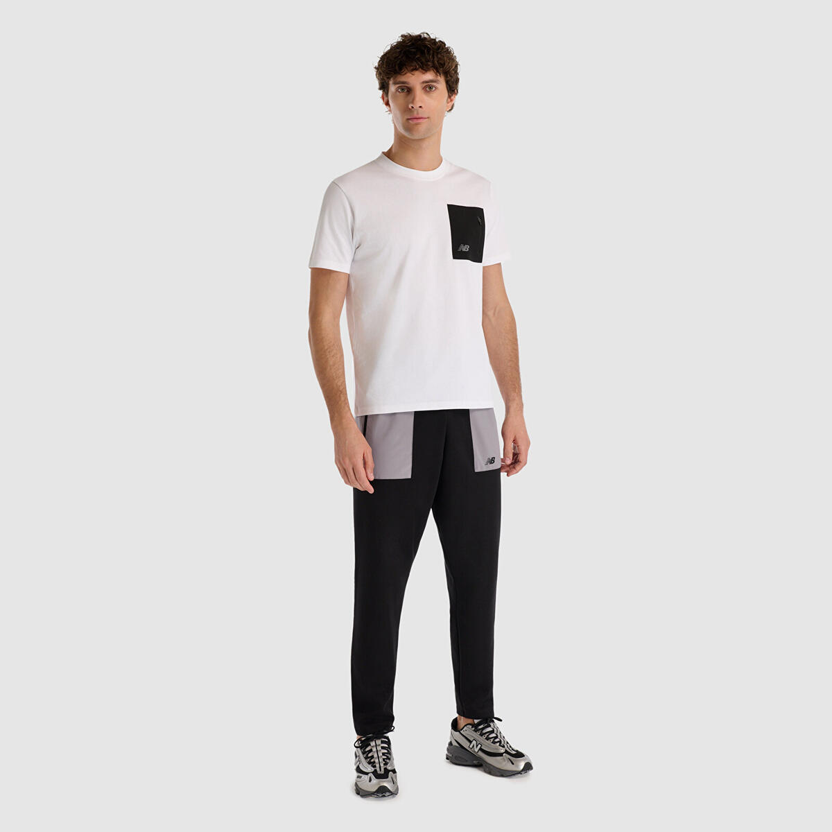 New Balance MNP1516 Erkek Siyah Eşofman Altı