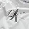 Calvin Klein GRADIENT MONOGRAM T- Kadın Beyaz T-Shirt