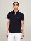 Tommy Hilfiger CORE TOMMY TIPPED SL Erkek Lacivert Polo T-Shirt