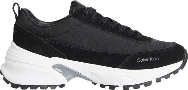 Calvin Klein HIKE RUNNER CASUAL NY-SU AOP WN Siyah Kadın Günlük Spor Ayakkabı