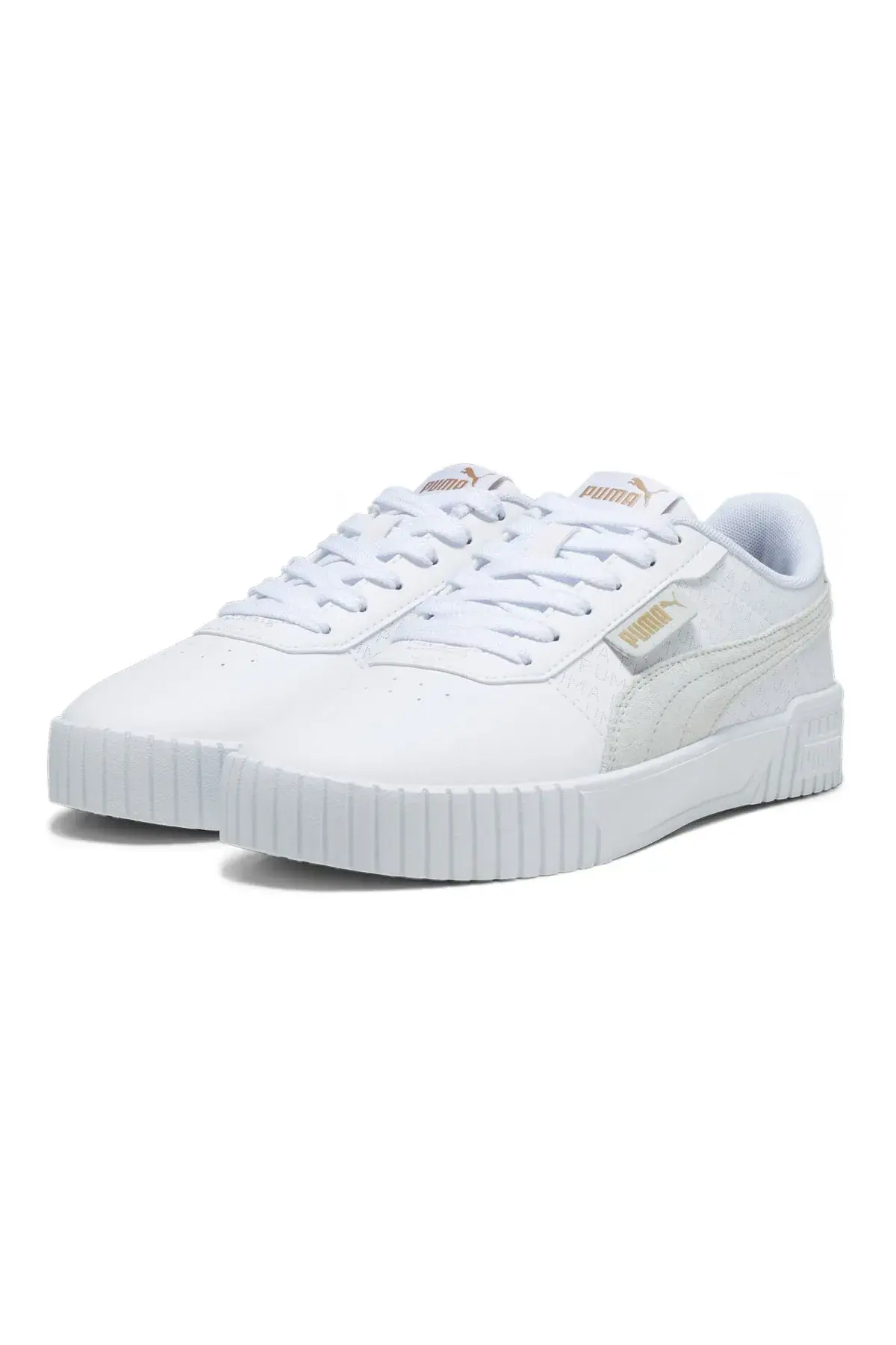 Puma Carina 2.0 Logobsession Beyaz Kadın Günlük Spor Ayakkabı