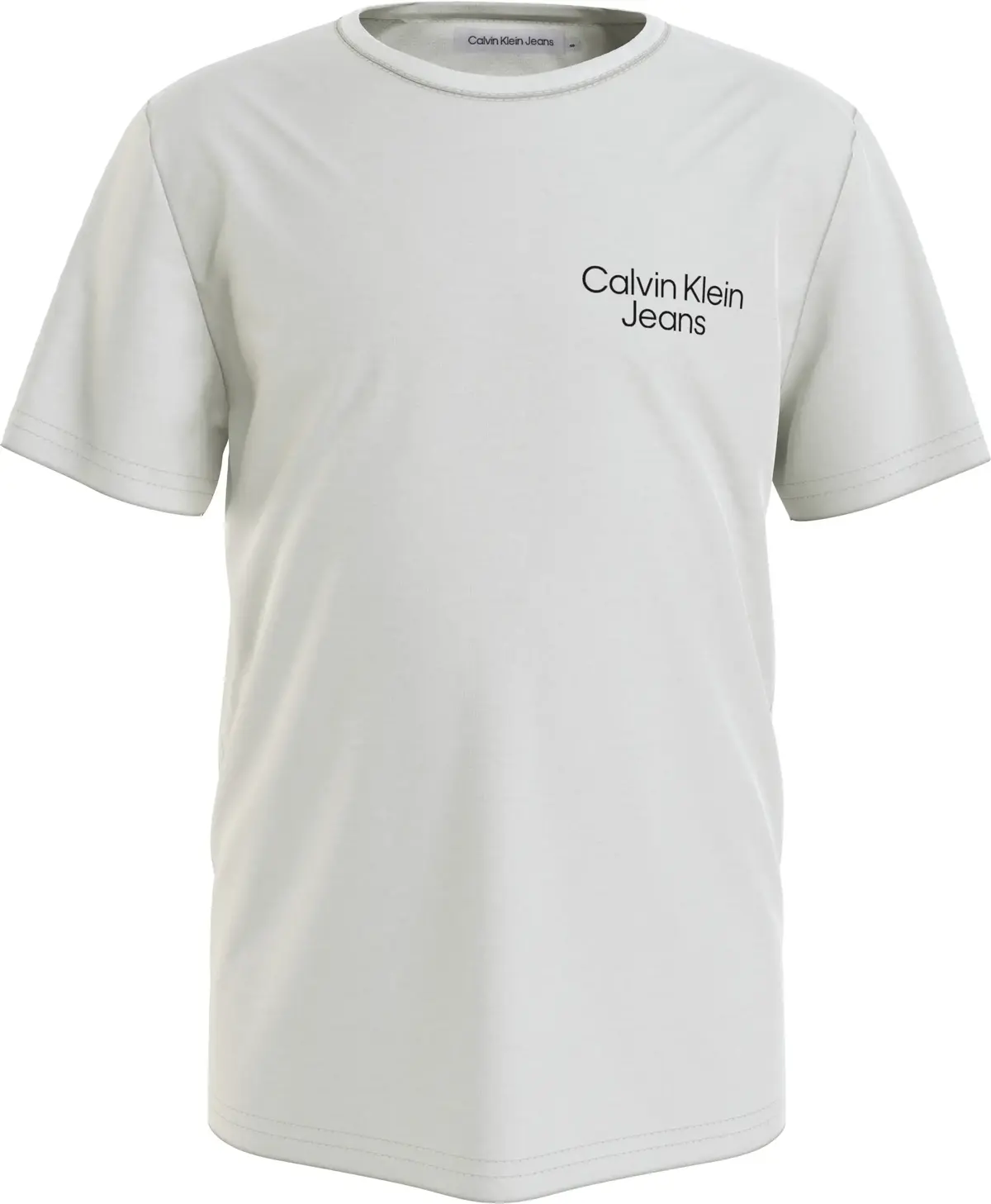 Calvin Klein CKJ STACK LOGO T-SHI Erkek Gri T-Shirt