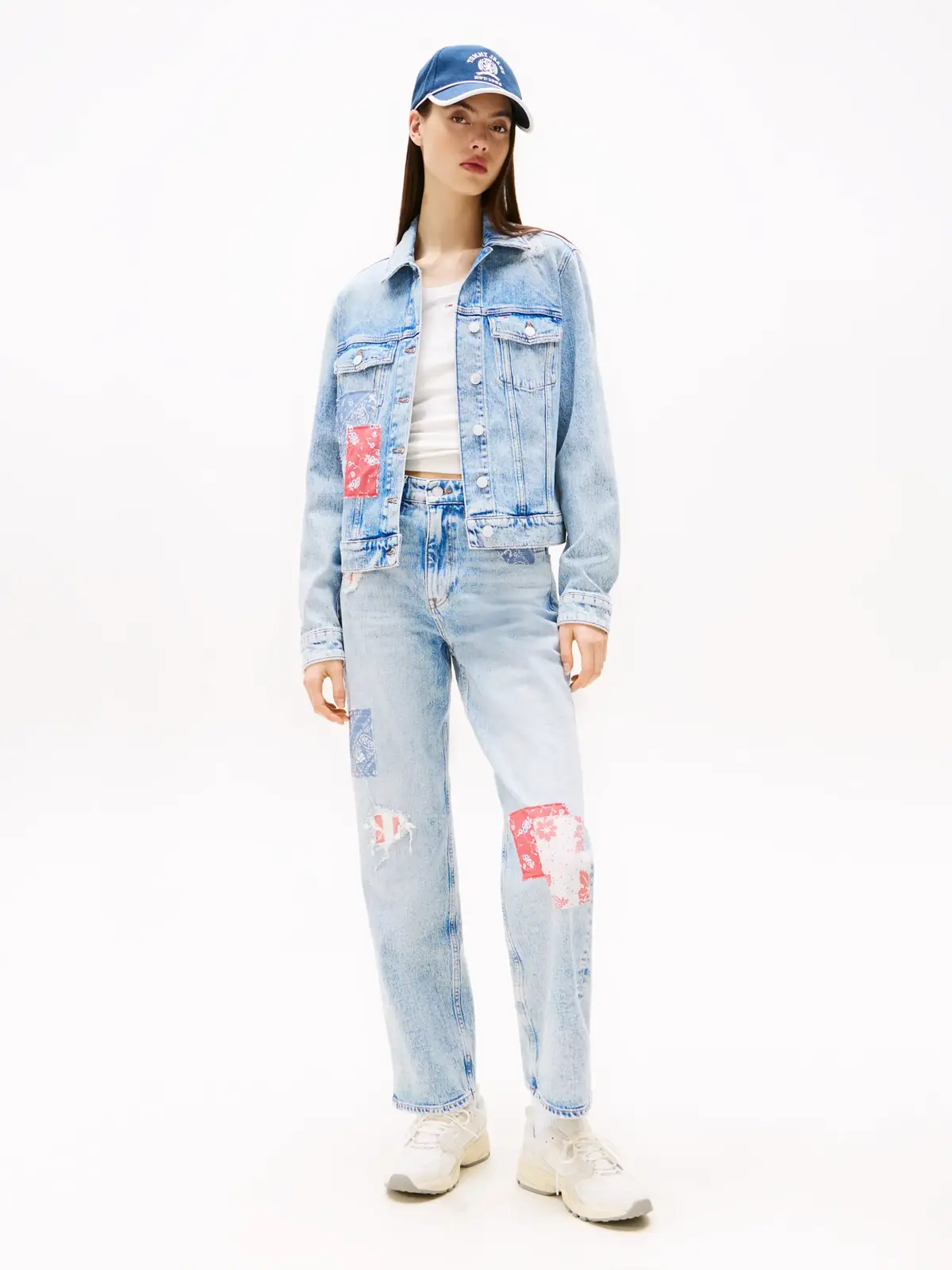 Tommy Hilfiger CLASSIC TRUCKER JACK, 1AB Mavi Kadın Kot Ceket