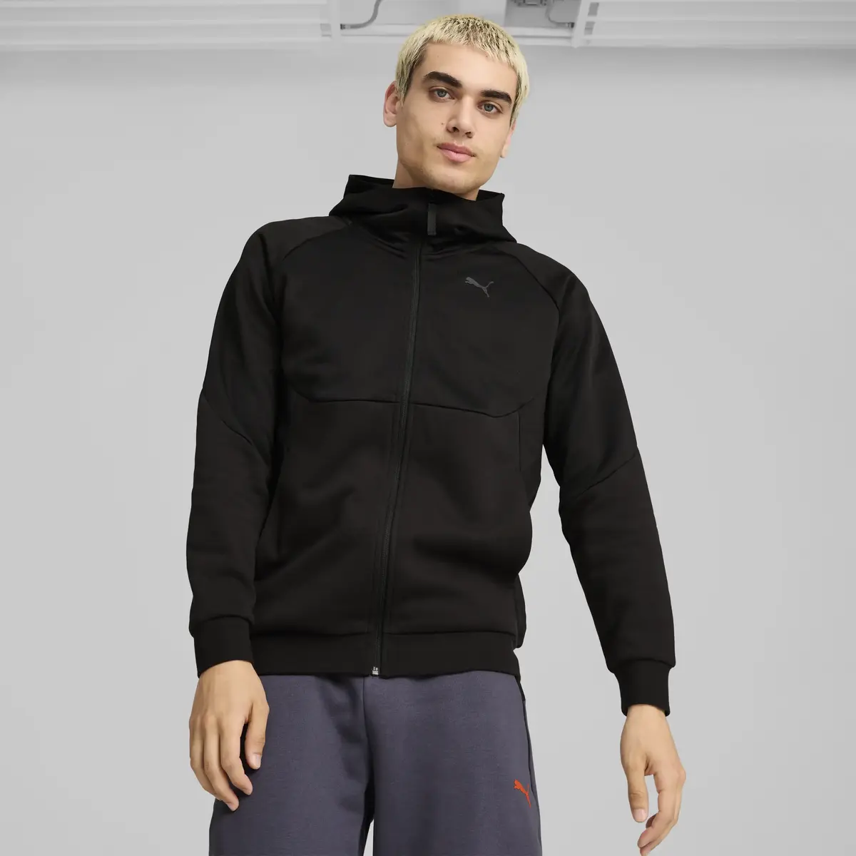 Puma PUMATECH FZ Hoodie Siyah Erkek Sweatshirt
