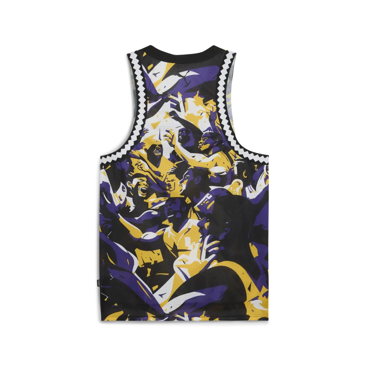 Puma Rival Rage AOP Mesh Tank Çok Renkli Erkek Basketbol Forması