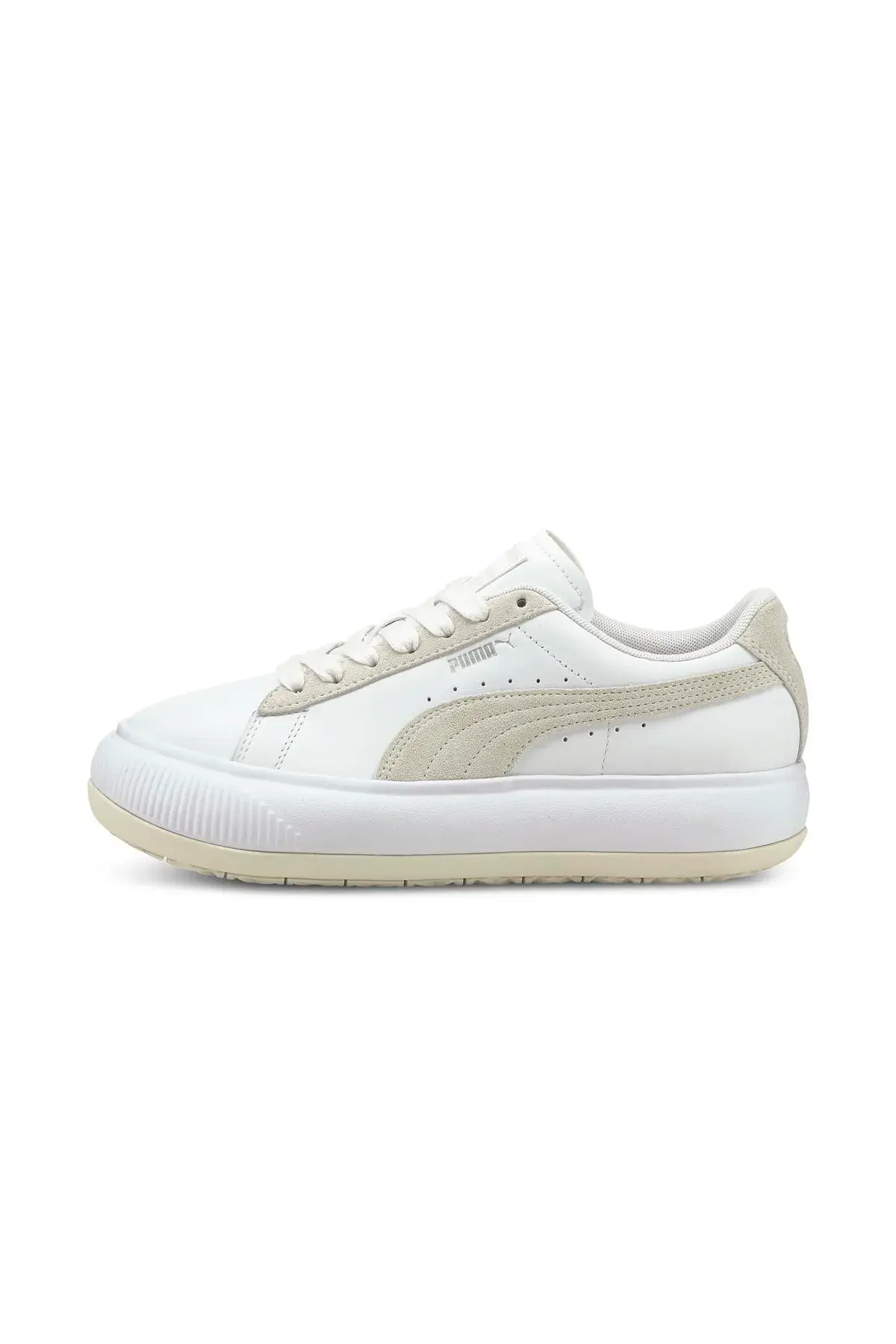 Puma Suede Mayu Mix Wn S Beyaz-Gri Kadın Günlük Spor Ayakkabı