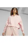Puma Downtown Oversize Pembe Kadın Sweatshirt