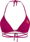 Calvin Klein TRIANGLE-RP Kadın Pembe Bikini Üstü