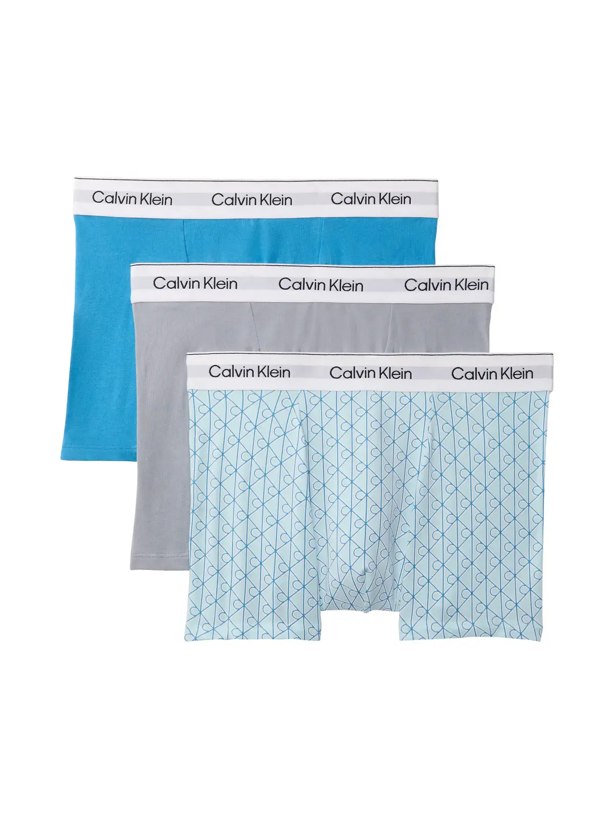 Calvin Klein RELAXED FIT TRUNK 3P Mavi Erkek 3lü Boxer
