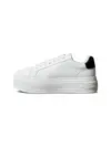 Calvin Klein BOLD FLATF LOW LACE, 01W Beyaz Kadın Spor Ayakkabı & Sneaker
