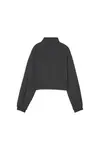 Puma DARE TO Cropped Woven Jacket Siyah Kadın Fermuarlı Sweatshirt