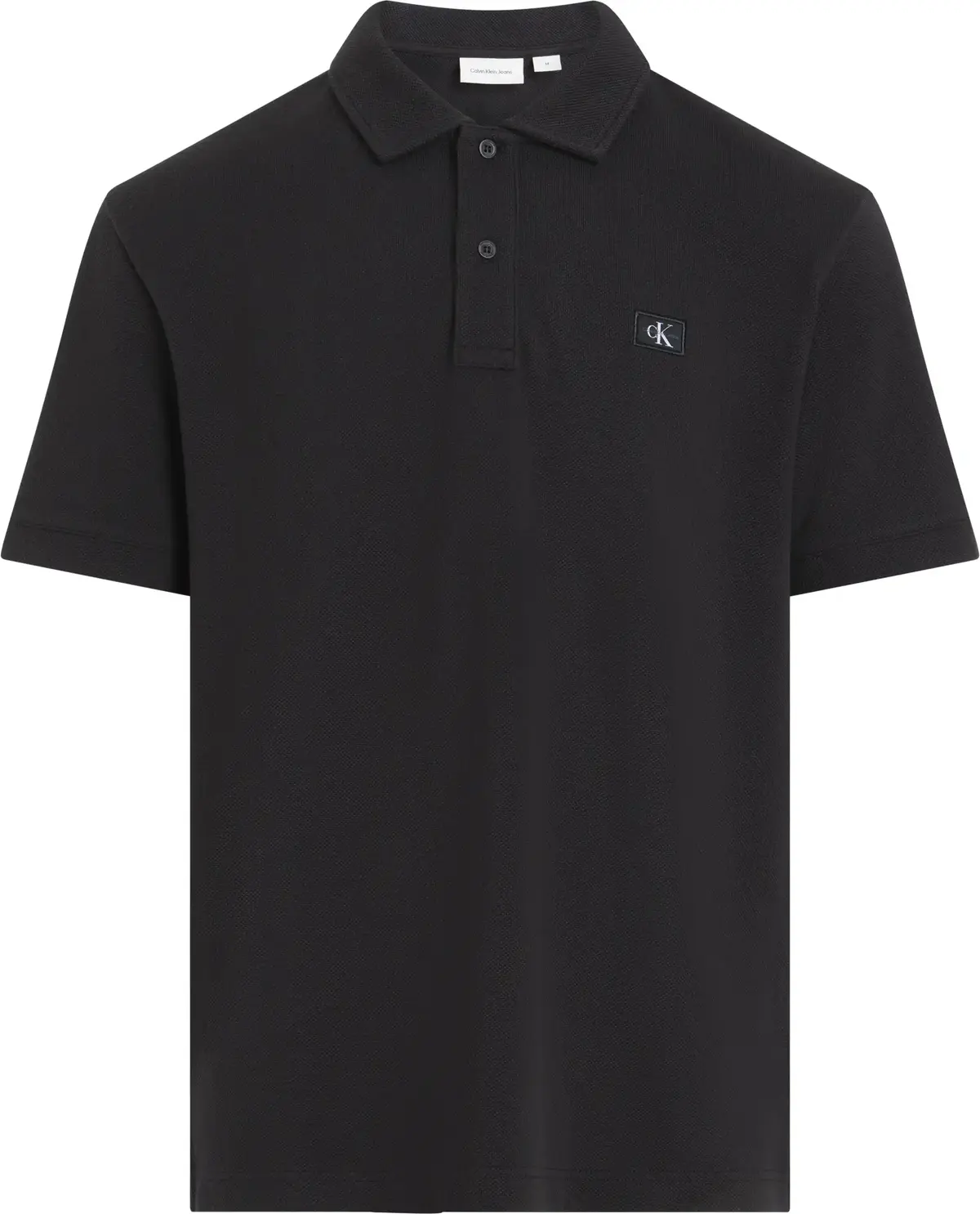 Calvin Klein WOVEN LABEL POLO, BEH Siyah Erkek T-Shirt & Polo