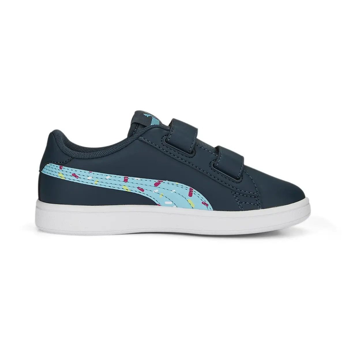Puma Smash v2 Crush V PS Siyah Çocuk Günlük Spor Ayakkabı
