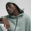 PUMA EVOSTRIPE Full-Zip Hoodie Yeşil Erkek Fermuarlı Ceket