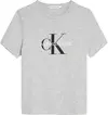 Calvin Klein MONOGRAM LOGO T-SHIR Erkek Gri T-Shirt