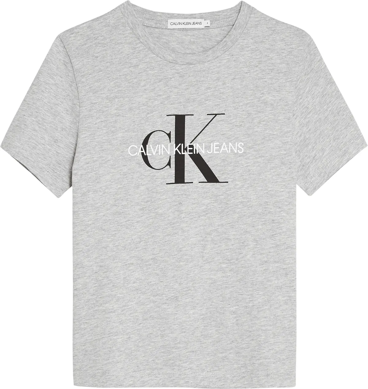 Calvin Klein MONOGRAM LOGO T-SHIR Erkek Gri T-Shirt