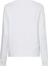 Calvin Klein CORE LOGO LS SWEATSH Kadın Beyaz Sweatshirt