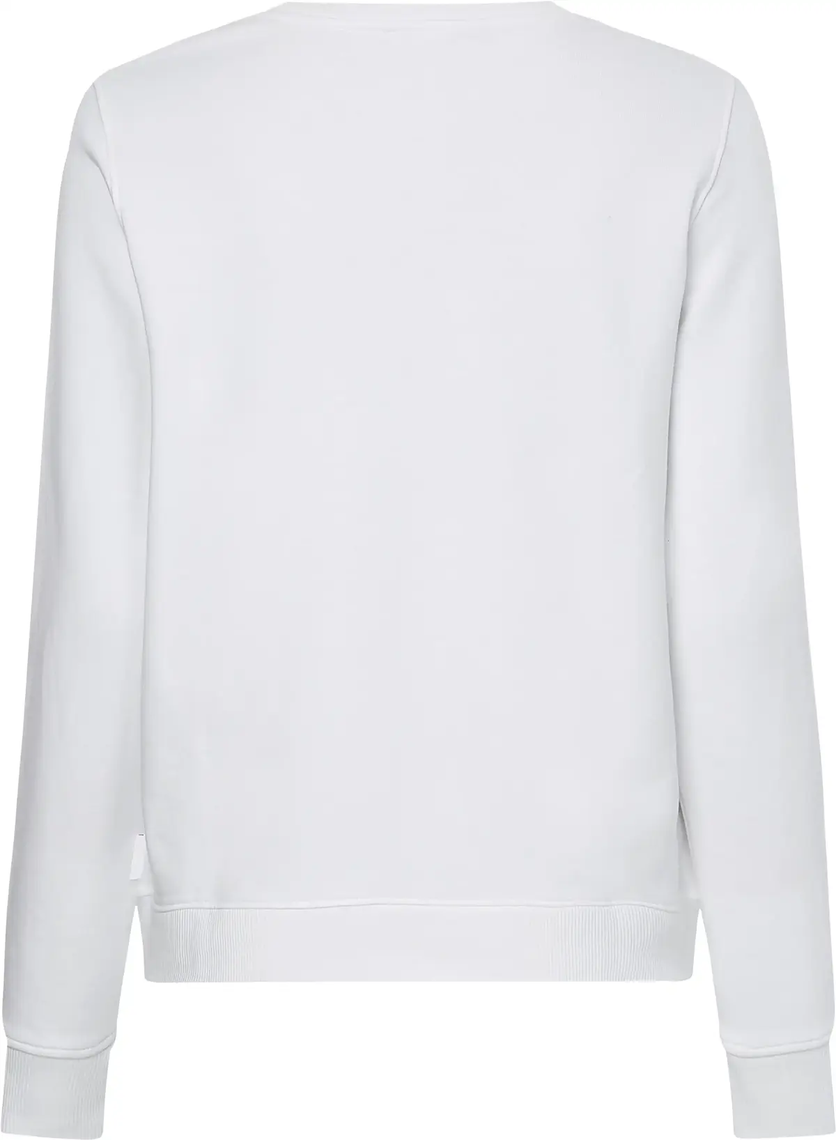 Calvin Klein CORE LOGO LS SWEATSH Kadın Beyaz Sweatshirt