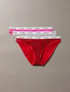 Calvin Klein BIKINI 3PK Mavi Kadın Bikini