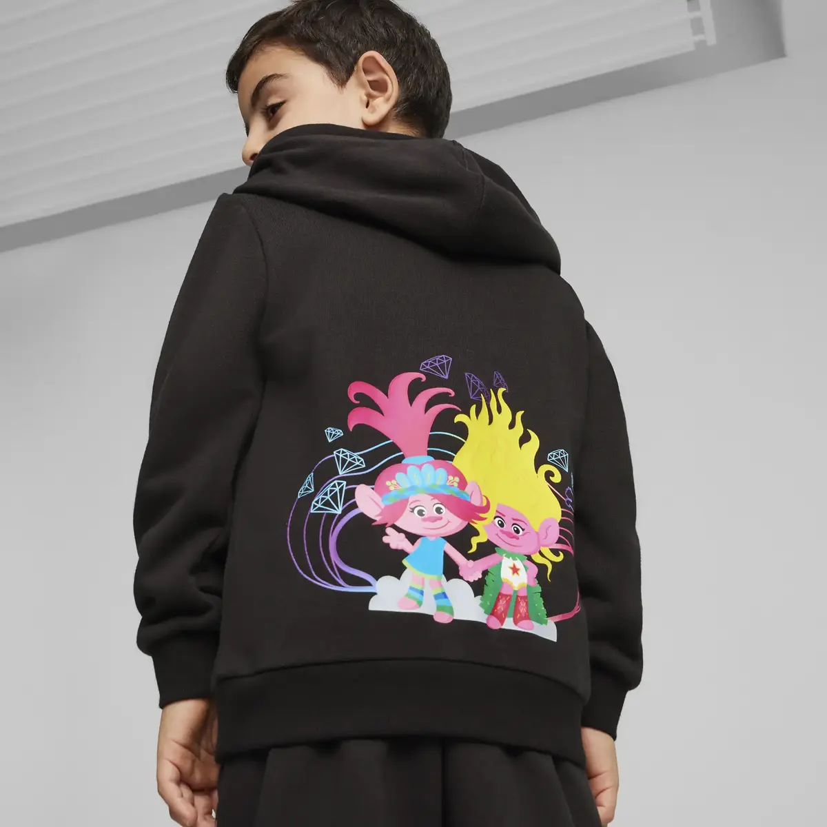 Puma X TROLLS Hoodie Siyah Erkek Sweatshirt