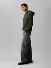 Calvin Klein LS EU 350TERRY MONOG, LLG Yeşil Erkek Hoodie