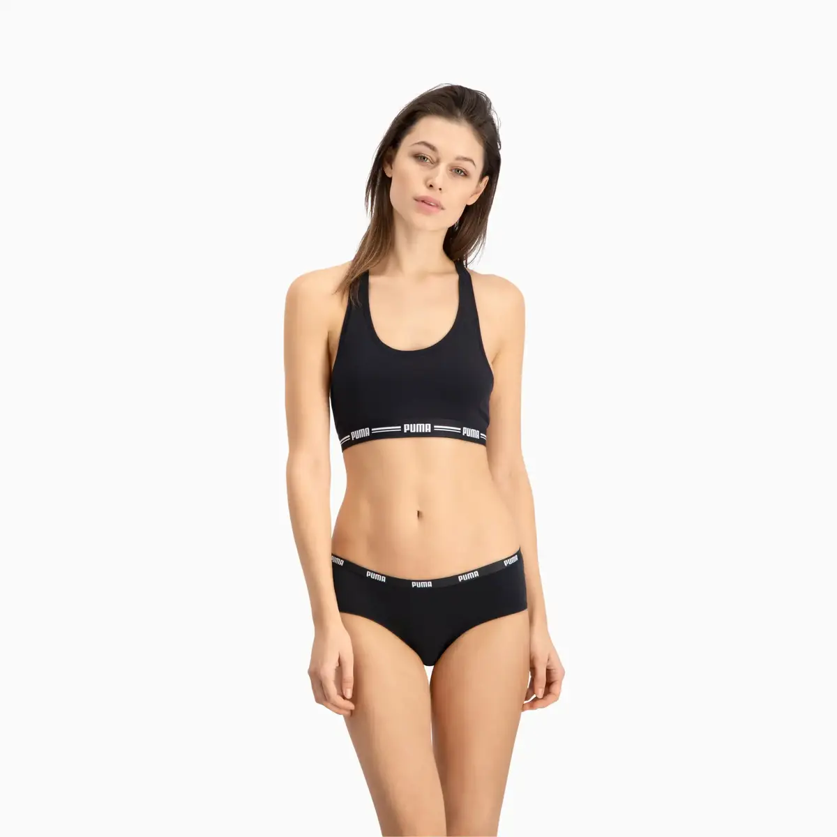 Puma PUMA WOMEN HIPSTER 2P PACK Siyah Kadın 2'li İç Çamaşırı