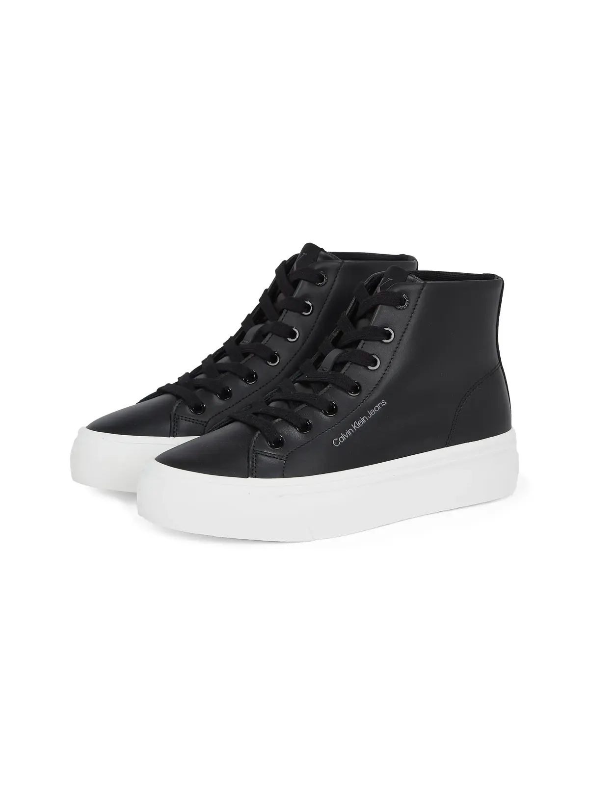 Calvin Klein VULC FLATFORM MID MG Siyah Kadın Sneaker
