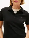 Tommy Hilfiger TJW SLIM ESSENTIAL P, BDS Siyah Kadın T-Shirt & Polo